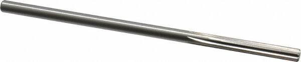 Interstate - #3 High Speed Steel Chucking Reamer - Straight Flute, 0.2075" Straight Shank, 1-1/4" Flute Length, 5" OAL - Americas Industrial Supply