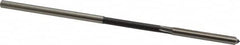 Interstate - #20 High Speed Steel Chucking Reamer - Straight Flute, 0.153" Straight Shank, 1-1/8" Flute Length, 4-1/2" OAL - Americas Industrial Supply