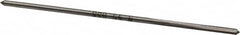 Interstate - #46 High Speed Steel 4 Flute Chucking Reamer - Straight Flute, 0.0771" Straight Shank, 3/4" Flute Length, 3" OAL - Americas Industrial Supply