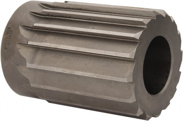 Interstate - 2-3/4" Reamer Diam, Straight Flute Shell Reamer - Americas Industrial Supply