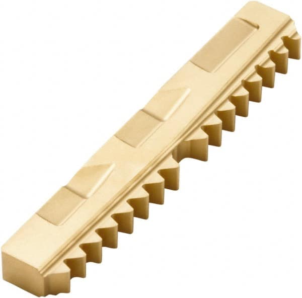 Seco - 14 TPI, External Thread, BSPT Standard, R396.19 F30M Grade Thread Mill Insert - Carbide, TiAlN/TiN Coating - Americas Industrial Supply