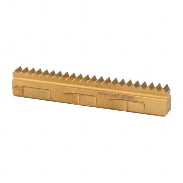 Seco - 14 TPI, Internal Thread, UN Standard, 396.19 F30M Grade Thread Mill Insert - Carbide, TiAlN/TiN Coating - Americas Industrial Supply