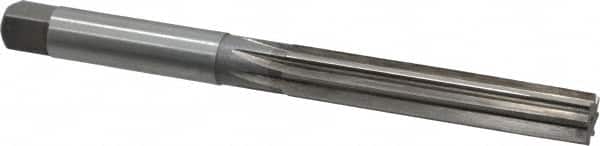 Made in USA - 5/8" Diam, Straight Shank, 3-1/2" Flute, Hand Reamer - Americas Industrial Supply
