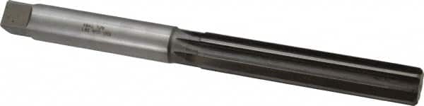 Made in USA - 7/8" Diam, Straight Shank, 4-7/8" Flute, Hand Reamer - Americas Industrial Supply