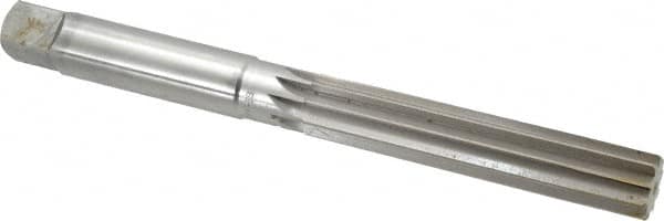 Made in USA - 1-1/8" Diam, Straight Shank, 5-13/16" Flute, Hand Reamer - Americas Industrial Supply