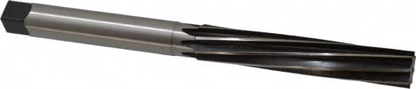 Made in USA - 13/16" Diam, Straight Shank, 4-9/16" Flute, Hand Reamer - Americas Industrial Supply