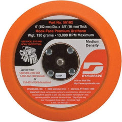 Dynabrade - 6" Diam Disc Backing Pad - 10,000 RPM - Americas Industrial Supply