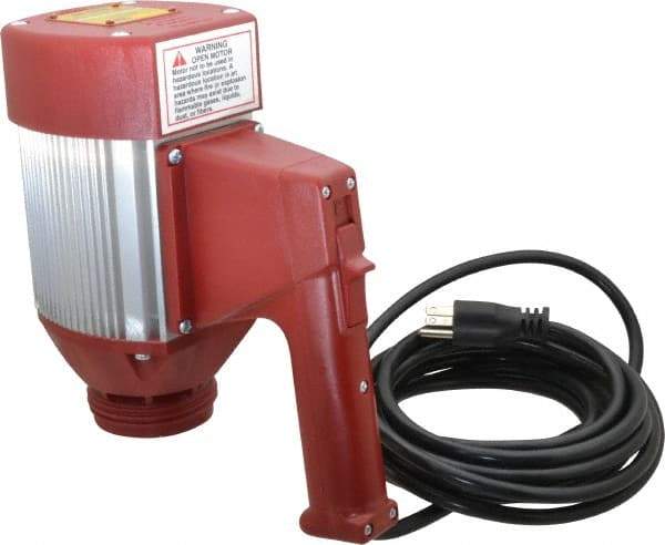 Lutz Pumps - 1.07 HP, Open Drip Proof Drum Pump Motor - For Use With All Lutz Pump Tubes, 120 Volt - Americas Industrial Supply