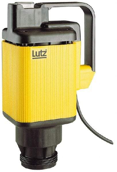 Lutz Pumps - 0.68 HP, TEFC Drum Pump Motor - For Use With All Lutz Pump Tubes, 120 Volt - Americas Industrial Supply