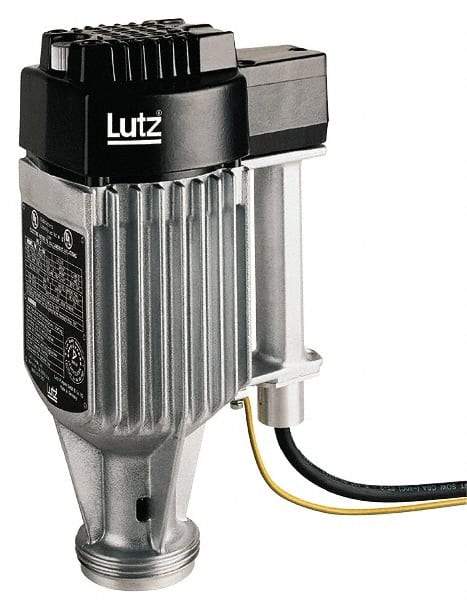 Lutz Pumps - 0.4 HP, Explosion Proof Drum Pump Motor - For Use With All Lutz Pump Tubes, 120 Volt - Americas Industrial Supply