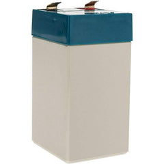 Mule - Lead-Acid, Quick-Disconnect Tab Terminal, 4 Volt, 4.5 Amp, Lead Rechargeable Battery - 6.35mm Tab Width x 0.8mm Tab Thickness, 1.89" Wide x 4-1/4" High x 1.89" Deep - Americas Industrial Supply