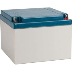 Mule - Lead-Acid, Nut/Bolt Terminal, 12 Volt, 26 Amp, Lead Rechargeable Battery - 6mm Hole Diam, 6.54" Wide x 4.92" High x 6.89" Deep - Americas Industrial Supply
