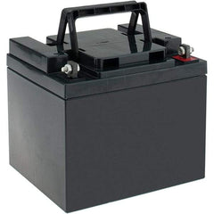 Mule - Lead-Acid, Nut/Bolt Terminal, 12 Volt, 40 Amp, Lead Rechargeable Battery - 6mm Hole Diam, 6.52" Wide x 6.69" High x 7.78" Deep - Americas Industrial Supply