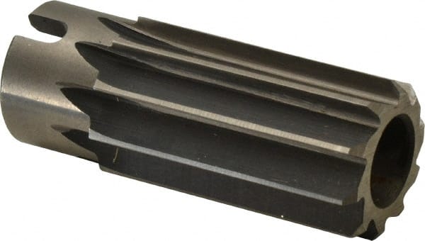 Made in USA - 1-1/8" Reamer Diam, Straight Flute Shell Reamer - Americas Industrial Supply
