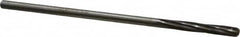 Interstate - 11/64" High Speed Steel Chucking Reamer - Spiral Flute, 0.1645" Straight Shank, 1-1/8" Flute Length, 4-1/2" OAL - Americas Industrial Supply