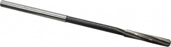 Interstate - 7/32" High Speed Steel Chucking Reamer - Spiral Flute, 0.2075" Straight Shank, 1-1/4" Flute Length, 5" OAL - Americas Industrial Supply