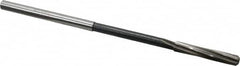 Interstate - 7/32" High Speed Steel Chucking Reamer - Spiral Flute, 0.2075" Straight Shank, 1-1/4" Flute Length, 5" OAL - Americas Industrial Supply