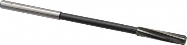 Interstate - 5/16" High Speed Steel Chucking Reamer - Spiral Flute, 0.2792" Straight Shank, 1-1/2" Flute Length, 6" OAL - Americas Industrial Supply