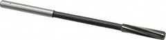 Interstate - 5/16" High Speed Steel Chucking Reamer - Spiral Flute, 0.2792" Straight Shank, 1-1/2" Flute Length, 6" OAL - Americas Industrial Supply