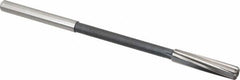 Interstate - 21/64" High Speed Steel Chucking Reamer - Spiral Flute, 0.2792" Straight Shank, 1-1/2" Flute Length, 6" OAL - Americas Industrial Supply