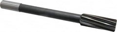 Interstate - 1-1/8" High Speed Steel Chucking Reamer - Spiral Flute, 7/8" Straight Shank, 2-7/8" Flute Length, 11" OAL - Americas Industrial Supply