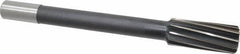 Interstate - 1-5/16" High Speed Steel Chucking Reamer - Spiral Flute, 1" Straight Shank, 3" Flute Length, 11-1/2" OAL - Americas Industrial Supply