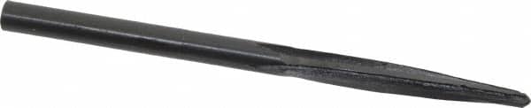 Made in USA - 1/4" Reamer Diam, 5/32" Small End Diam, 5/16" Diam Straight Shank, 2-1/2" Flute, Bridge Reamer - Americas Industrial Supply