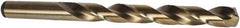 Precision Twist Drill - 43/64" 135° Cobalt Jobber Drill - Oxide/Gold Finish, Right Hand Cut, Spiral Flute, Straight Shank, 7-5/8" OAL, Split Point - Americas Industrial Supply