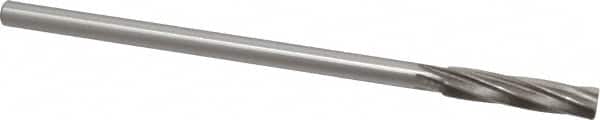 Interstate - 3/8" Cobalt 6 Flute Chucking Reamer - Spiral Flute, 0.3105" Straight Shank, 1-3/4" Flute Length, 7" OAL - Americas Industrial Supply