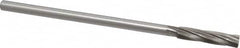 Interstate - 3/8" Cobalt 6 Flute Chucking Reamer - Spiral Flute, 0.3105" Straight Shank, 1-3/4" Flute Length, 7" OAL - Americas Industrial Supply