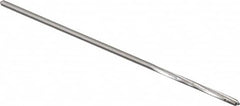 Made in USA - 5/64" High Speed Steel 4 Flute Chucking Reamer - Spiral Flute, 0.072" Straight Shank, 3/4" Flute Length, 3" OAL - Americas Industrial Supply