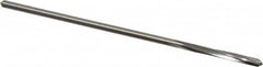 Made in USA - 7/64" High Speed Steel 4 Flute Chucking Reamer - Spiral Flute, 0.103" Straight Shank, 7/8" Flute Length, 3-1/2" OAL - Americas Industrial Supply