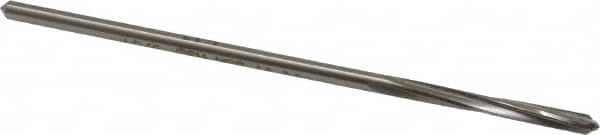 Made in USA - 9/64" High Speed Steel 4 Flute Chucking Reamer - Spiral Flute, 0.135" Straight Shank, 1" Flute Length, 4" OAL - Americas Industrial Supply
