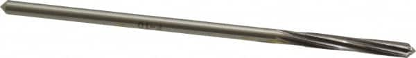 Made in USA - 11/64" High Speed Steel 6 Flute Chucking Reamer - Spiral Flute, 0.1645" Straight Shank, 1-1/8" Flute Length, 4-1/2" OAL - Americas Industrial Supply