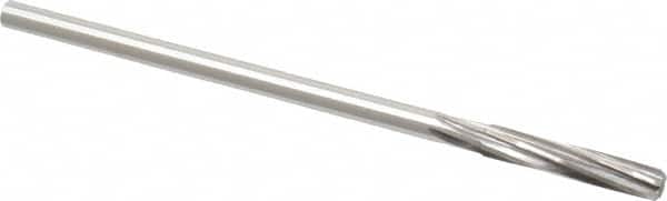 Made in USA - 9/32" High Speed Steel 6 Flute Chucking Reamer - Americas Industrial Supply