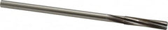 Made in USA - 5/16" High Speed Steel 6 Flute Chucking Reamer - Spiral Flute, 0.2792" Straight Shank, 1-1/2" Flute Length, 6" OAL - Americas Industrial Supply