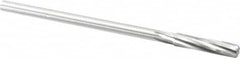 Made in USA - 21/64" High Speed Steel 6 Flute Chucking Reamer - Americas Industrial Supply