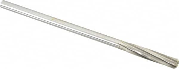 Made in USA - 23/64" High Speed Steel 6 Flute Chucking Reamer - Americas Industrial Supply