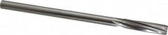 Made in USA - 27/64" High Speed Steel 6 Flute Chucking Reamer - Spiral Flute, 0.373" Straight Shank, 1-3/4" Flute Length, 7" OAL - Americas Industrial Supply