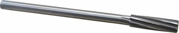 Made in USA - 19/32" High Speed Steel 8 Flute Chucking Reamer - Americas Industrial Supply