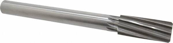 Made in USA - 1-1/4" High Speed Steel 10 Flute Chucking Reamer - Americas Industrial Supply