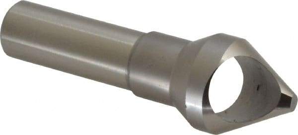 M.A. Ford - 13/16" Head Diam, 1/2" Shank Diam, 0 Flute 60° High Speed Steel Countersink - Bright Finish, 2-5/8" OAL, Single End, Straight Shank, Right Hand Cut - Americas Industrial Supply