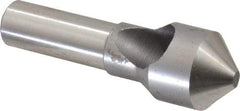 M.A. Ford - 13/16" Head Diam, 1/2" Shank Diam, 0 Flute 90° High Speed Steel Countersink - Bright Finish, 2-5/8" OAL, Single End, Straight Shank, Right Hand Cut - Americas Industrial Supply