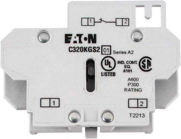 Eaton Cutler-Hammer - Starter Auxiliary Contact - For Use with 10-60A Contactors - Americas Industrial Supply