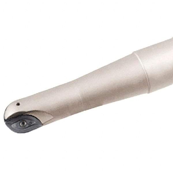 Iscar - 12mm Cut Diam, 11.4mm Max Depth of Cut, 12mm Shank Diam, 120mm OAL, Indexable Ball Nose End Mill - 30mm Head Length, Straight Shank, BCM Toolholder, BCR D120 Insert - Americas Industrial Supply