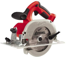 Milwaukee Tool - 28 Volt, 6-1/2" Blade, Cordless Circular Saw - 4,200 RPM, Lithium-Ion Batteries Not Included - Americas Industrial Supply