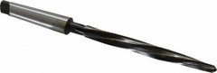 Interstate - 1/2" Reamer Diam, 5/16" Small End Diam, 2MT Morse Taper Shank, 5-1/8" Flute, Bridge Reamer - Americas Industrial Supply