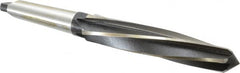 Interstate - 1-1/2" Reamer Diam, 1-1/4" Small End Diam, 4MT Morse Taper Shank, 7-3/8" Flute, Bridge Reamer - Americas Industrial Supply