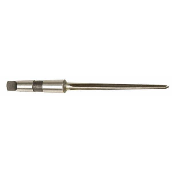 Interstate - 1-3/4" Reamer Diam, 1-1/4" Small End Diam, 4MT Morse Taper Shank, 7-3/8" Flute, Bridge Reamer - Americas Industrial Supply