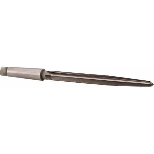 Interstate - 3/4" Reamer Diam, 15/32" Small End Diam, 3MT Morse Taper Shank, 7-3/8" Flute, Bridge Reamer - Americas Industrial Supply